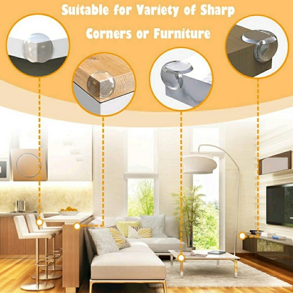 18 pcs clear corner shaped,circle. - Picture 4 of 7